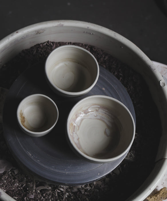 Soft Amber bowls set